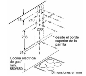 Balay 3BC097EX - Campana Decorativa de Pared, 90cm, Iluminación LED, Acero  Inoxidable, 756m3/h I Control Electrónico : 222.64: : Grandes  electrodomésticos