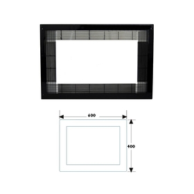 Marco universal microondas 400x600mm negro: Ferretería industrial para  carpinteros y fábricas de muebles