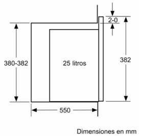 3CG5175N0 Microondas integrable