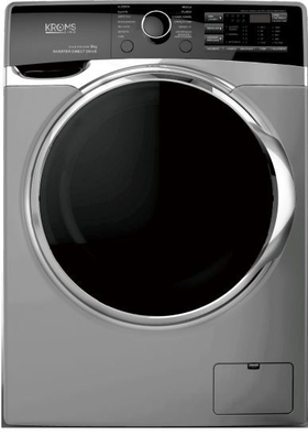 Lavadora Carga Frontal KROMSLINE KLA-E-919-IX-BK INOX 9KG 1400RPM