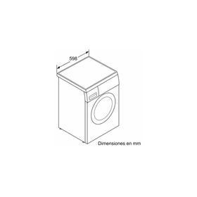 Lavadora, 9 kg, 1400rpm , Acero antihuellas Balay 3TS995XT