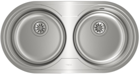 Teka DR80 2C - Fregadero 80CM 2 Senos
