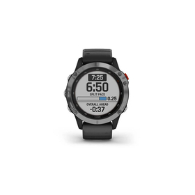 Reacondicionado Reloj Deportivo GARMIN Fenix 6 Plata Negro Solar 47MM GPS