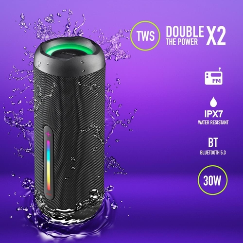 NGS ROLLER FURIA 2 Negro - Altavoz Portátil 30W