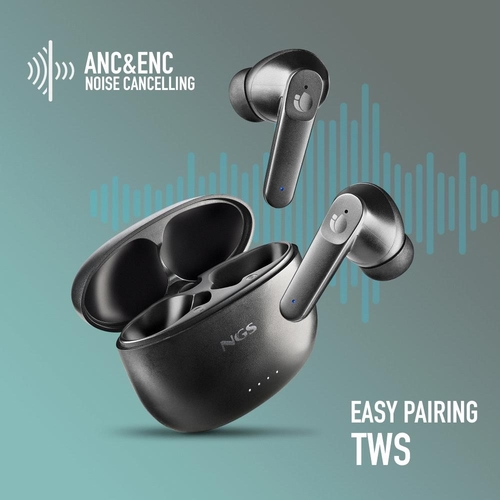 NGS ARTICA HUSH Negro - Auricular Inalámbrico Estuche
