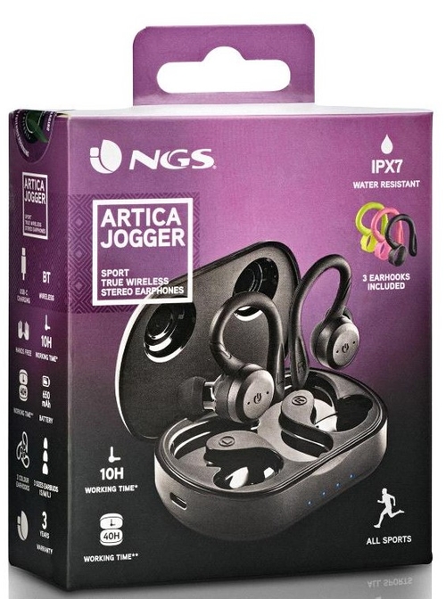 NGS ARTICA JOGGER - Auricular Inalámbrico Estuche