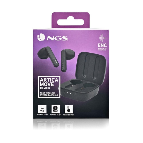 NGS ARTICA MOVE Negro - Auricular Inalámbrico Estuche