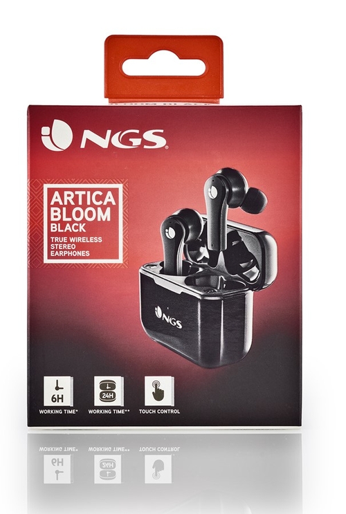 NGS ARTICA BLOOM BLACK - Auricular Inalámbrico Estuche