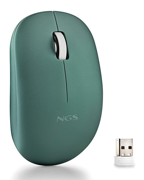 NGS FOG PRO Verde - Ratón Inalámbrico