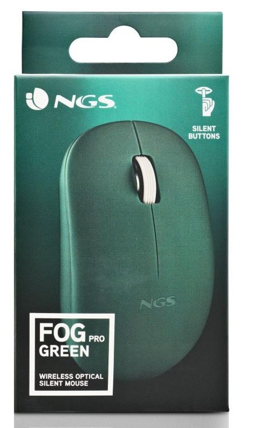NGS FOG PRO Verde - Ratón Inalámbrico