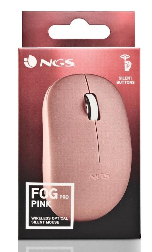 NGS FOG PRO Rosa - Ratón Inalámbrico