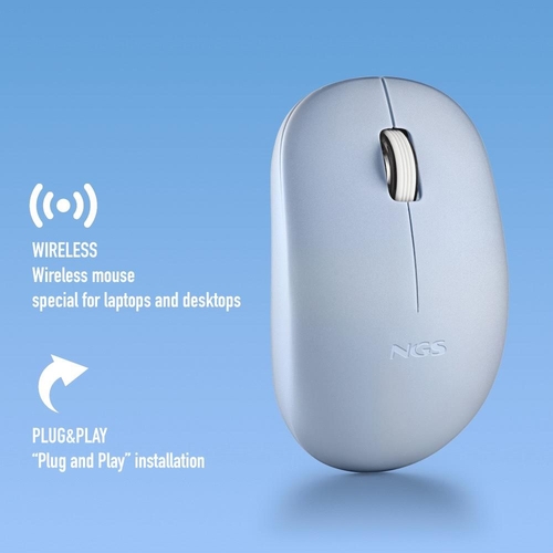 NGS FOG PRO Azul - Ratón Inalámbrico