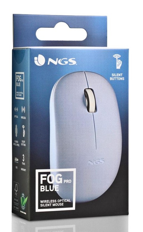 NGS FOG PRO Azul - Ratón Inalámbrico