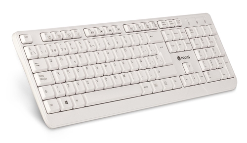 NGS SPIKE Blanco - Teclado Con Cable