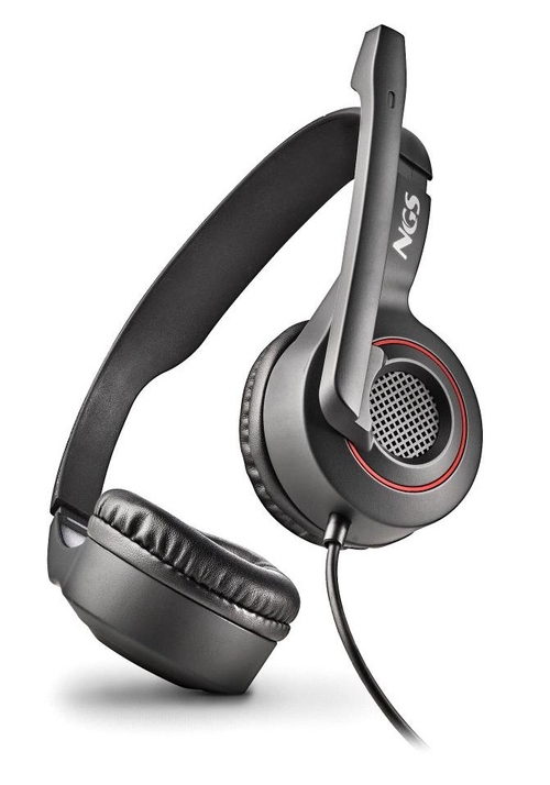 NGS MSX 10 PRO Negro - Auricular de Diadema Con Cable