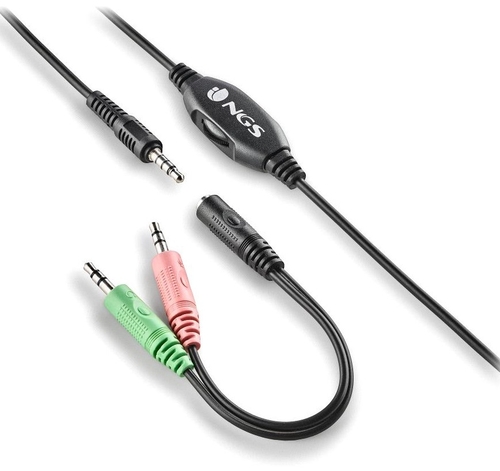 NGS MSX 10 PRO Negro - Auricular de Diadema Con Cable