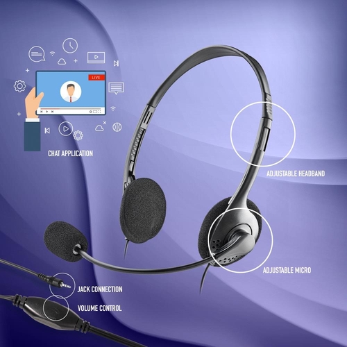 NGS MS103 MAX Negro - Auricular de Diadema Con Cable