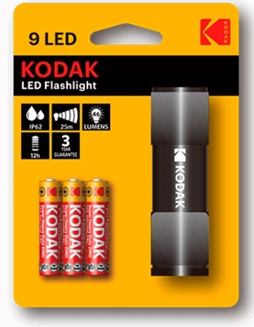 KODAK COMPACTA 3xAAA Negro - Linterna LED 46LM