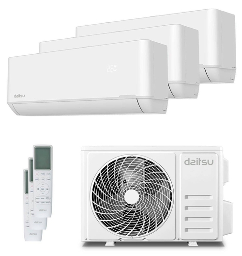 DAITSU DSM 918KDT UE27 Blanco - Aire Acondicionado Split 3x1 4390 Frig y 4390 Kcal