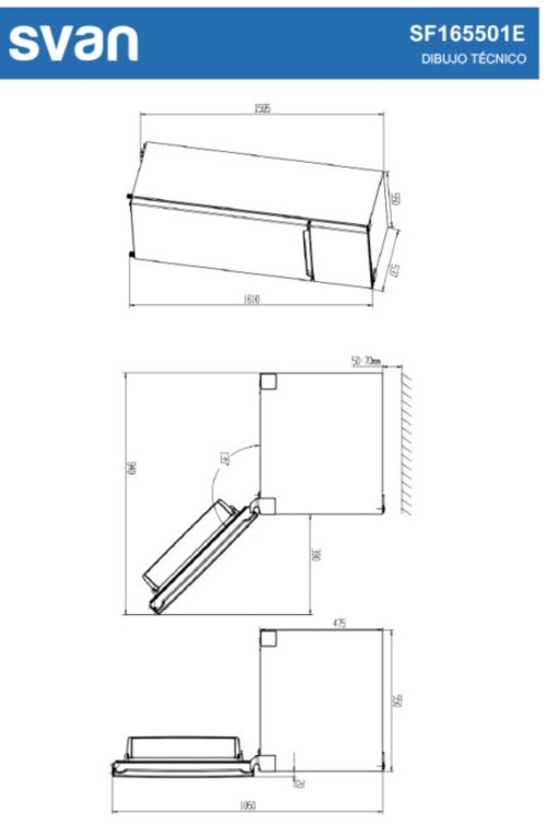 SVAN SF165501E Blanco - Frigorífico Dos Puertas Cíclico