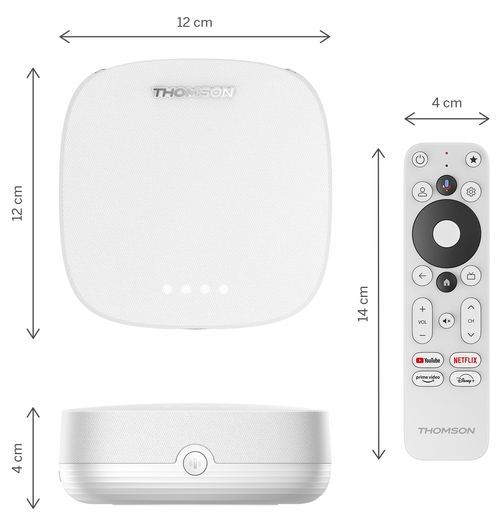 THOMSON Plus 270W - Smart TV Box Blanco