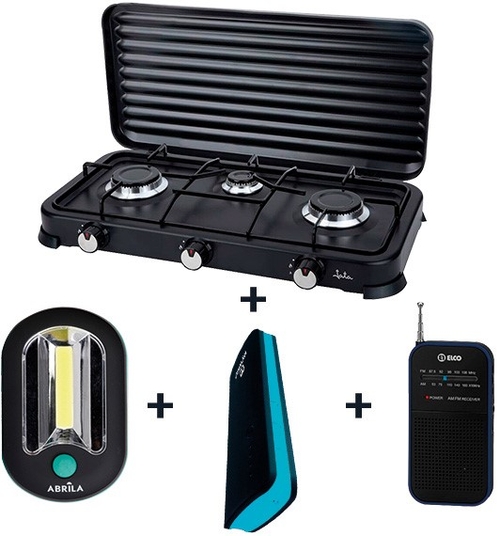 JATA JECG2703+Linterna+Powerbank+Transistor - Pack Supervivencia