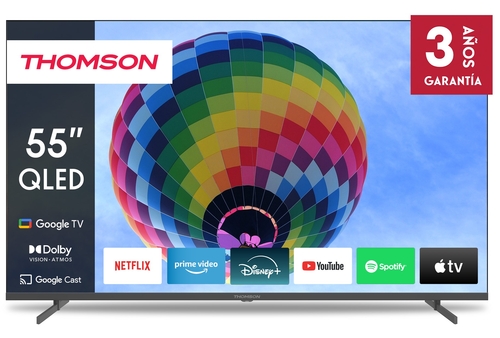 THOMSON 55QG4S14 Negro - TV 55" QLED Smart TV