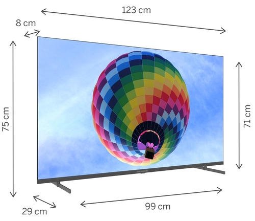 THOMSON 55QG4S14 Negro - TV 55" QLED Smart TV