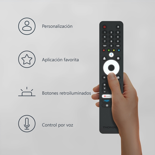 THOMSON 43UG5C14 Negro - TV 43" 4K UHD Smart TV