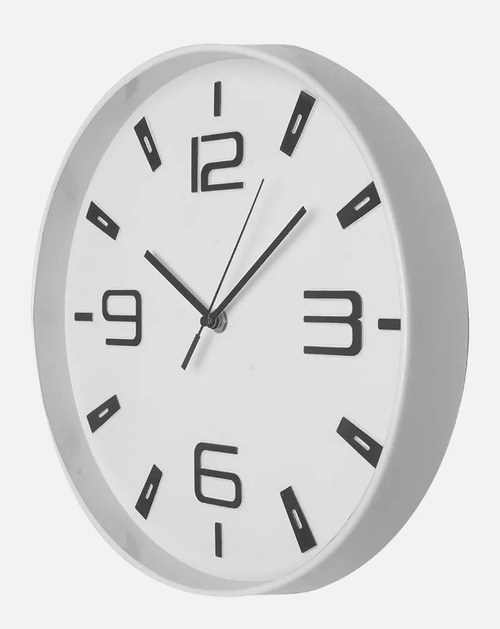 ABRILA AROA Blanco - Reloj de Pared 30cm