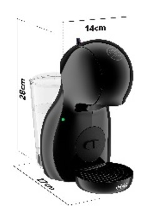 DELONGHI PICCOLO XS EDG.210.AB Antracita - Cafetera de Cápsula 1600W
