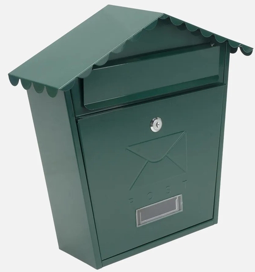 ABRILA OLENA Verde - Buzón de Correo Acero Galvanizado