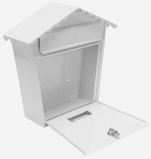 ABRILA OLENA Blanco - Buzón de Correo Acero Galvanizado