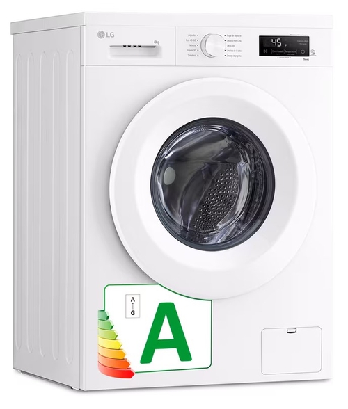 LG F4X1008NWH Blanco - Lavadora Carga Frontal 8KG 1400RPM