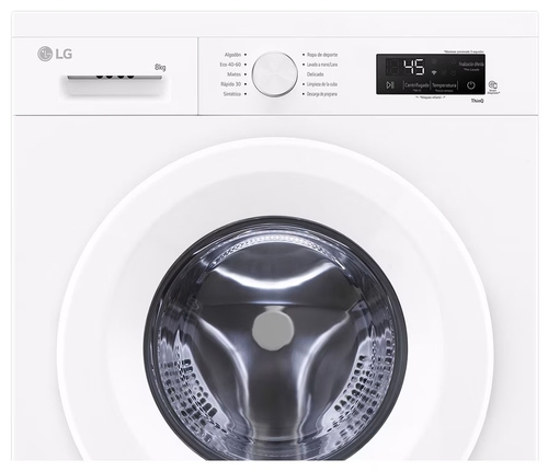 LG F4X1008NWH Blanco - Lavadora Carga Frontal 8KG 1400RPM