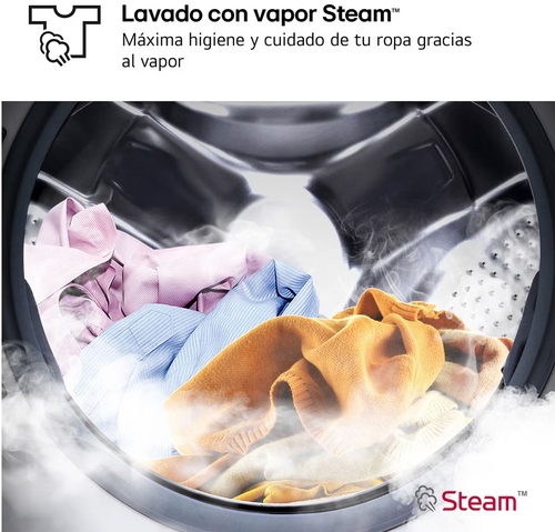 LG F4X1008NWH Blanco - Lavadora Carga Frontal 8KG 1400RPM