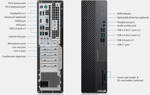 ASUS EXPERTCENTER I5 13500 Negro - Ordenador Sobremesa 16GB 512GB