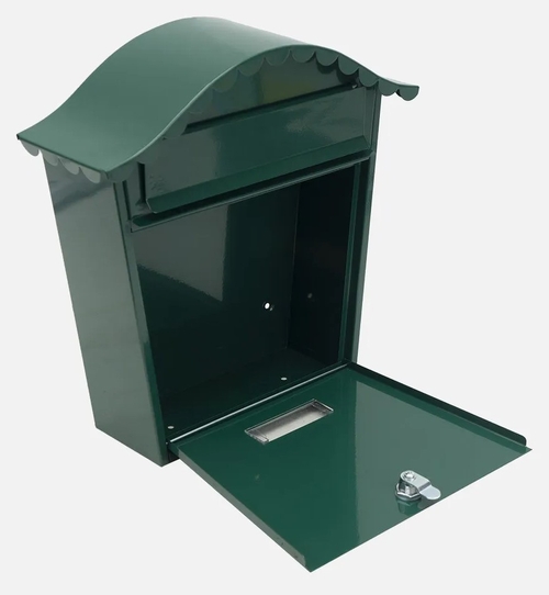 ABRILA TILDA Verde - Buzón de Correo Acero Galvanizado