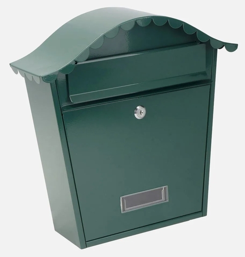 ABRILA TILDA Verde - Buzón de Correo Acero Galvanizado
