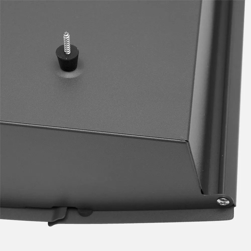 ABRILA MATE Negro - Buzón de Correo Acero Galvanizado
