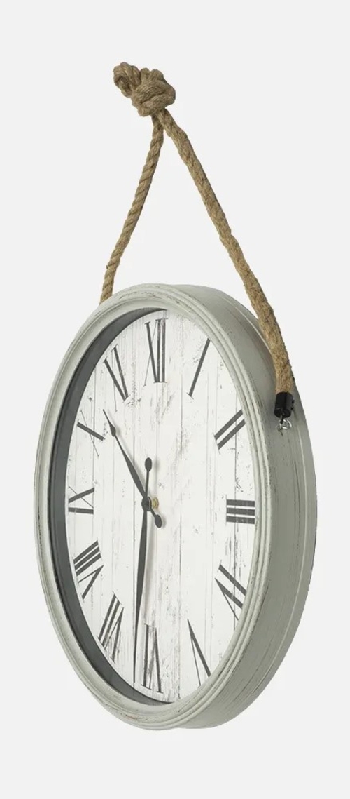 ABRILA ZAMAN Blanco - Reloj de Pared 50CM