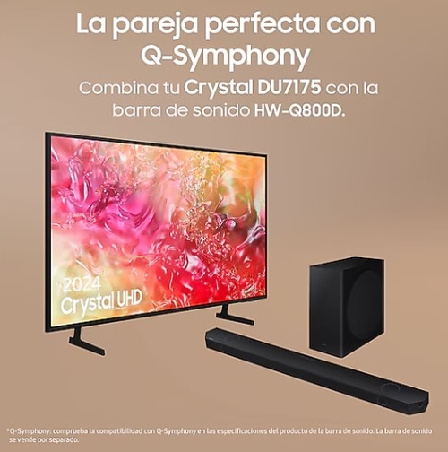 SAMSUNG TU75DU7175UXXC Negro - TV 75" UHD 4K Smart TV