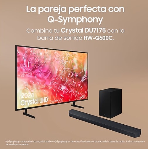 SAMSUNG TU65DU7175UXXC Negro - TV 65" UHD 4K Smart TV