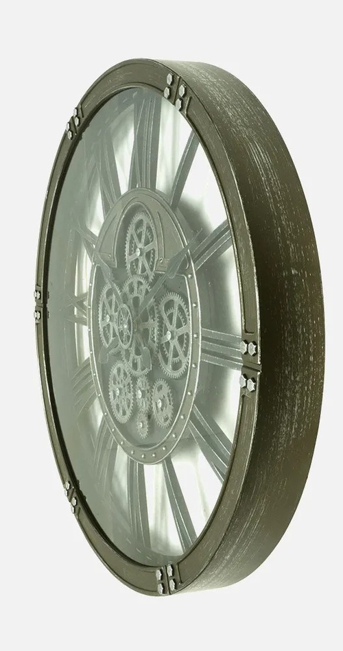 ABRILA AGRON Cuero - Reloj de Pared 60CM