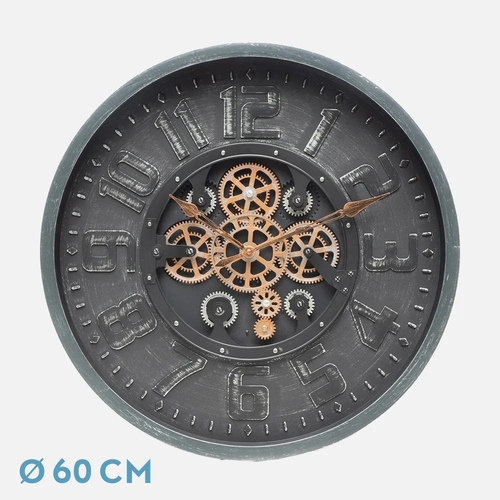 ABRILA ALBOX Negro - Reloj de Pared 60CM