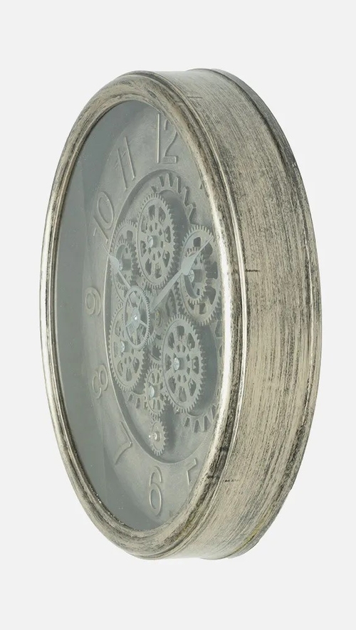 ABRILA ALOSNO Cuero - Reloj de Pared 40CM