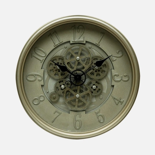 ABRILA ALOSNO Cuero - Reloj de Pared 40CM