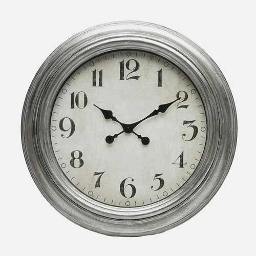 ABRILA INIKO Plata - Reloj de Pared 61CM