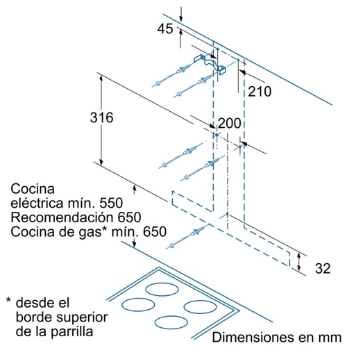 BALAY 3BC891M INOX - Campana Decorativa 90CM