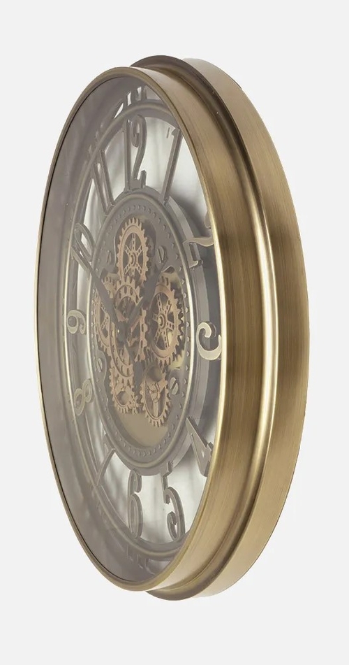 ABRILA MESINA Bronce - Reloj de Pared 70CM